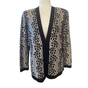Exclusively Misook Womens Gray Cardigan